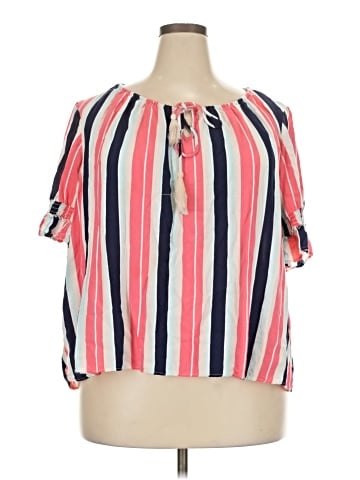 Jessica Simpson Short Sleeve Blouse (view 1)
