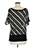 Assorted Brands Black Short Sleeve Blouse Size M (estimated) - photo 2