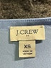 J.Crew Factory Store 100% Polyester Blue Long Sleeve Blouse Size XS - photo 7