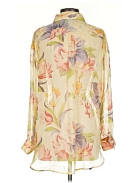 Adrienne Vittadini Long Sleeve Silk Top (view 2)