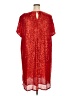 Cotton Bleu 100% Polyester Stars Red Cocktail Dress Size 3X - photo 2