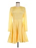 Maje 100% Polyester Yellow Cocktail Dress Size EU (FR) 40 / US 8 - photo 1