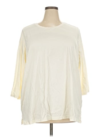Lands' End 3/4 Sleeve T-Shirt (view 1)