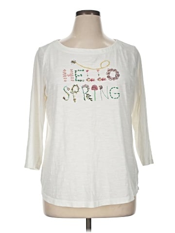 Talbots Outlet 3/4 Sleeve T-Shirt (view 1)