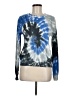Fate 100% Cotton Tie-dye Blue Pullover Sweater Size M - photo 1