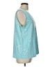 Lands' End Teal Sleeveless Blouse Size L (petite) - photo 4