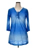 J Valdi Tie-dye Blue Casual Dress Size XL - photo 1