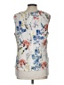 Rose + Olive 100% Polyester Ivory Sleeveless Blouse Size L - photo 2