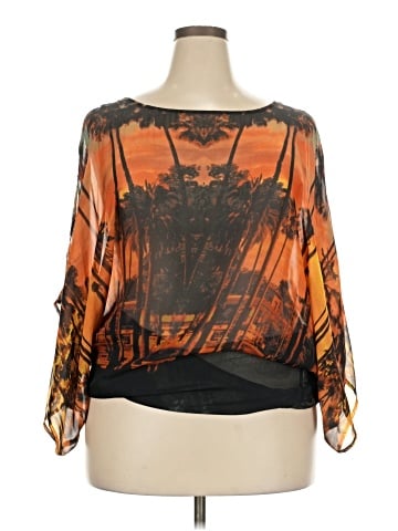 Twelfth Street by Cynthia Vincent Long Sleeve Top (view 1)