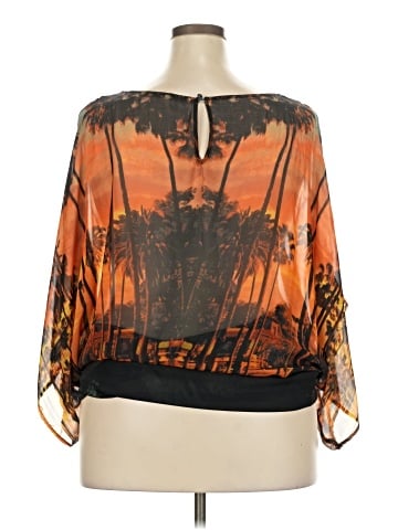 Twelfth Street by Cynthia Vincent Long Sleeve Top (view 2)