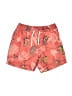 Baby Gap 100% Polyester Tropical Orange Board Shorts Size 12-18 mo - photo 1