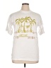 Assorted Brands 100% Cotton Ivory Short Sleeve Top Size XL - photo 1