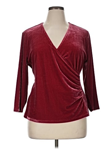 Soft Surroundings 3/4 Sleeve Top (view 1)