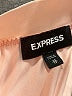Express 100% Polyester Color Block Orange Casual Skirt Size XS - photo 4