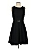Jennifer Lopez Solid Black Casual Dress Size 4 - photo 1