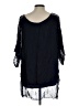 Tempo Paris Black 3/4 Sleeve Blouse Size L - photo 2