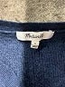Madewell Blue Wool Cardigan Size S - photo 7