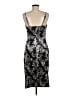 Laundry by Shelli Segal Paisley Silver Cocktail Dress Size 6 - photo 2