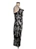 Laundry by Shelli Segal Paisley Silver Cocktail Dress Size 6 - photo 4