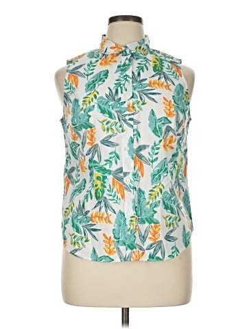 J.Crew Factory Store Sleeveless Blouse (view 1)