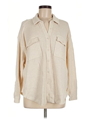 Aerie Long Sleeve Blouse (view 1)