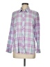 Talbots Outlet Plaid Purple Long Sleeve Button-Down Shirt Size M - photo 1