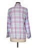 Talbots Outlet Plaid Purple Long Sleeve Button-Down Shirt Size M - photo 2
