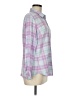 Talbots Outlet Plaid Purple Long Sleeve Button-Down Shirt Size M - photo 4