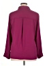 Express 100% Polyester Burgundy 3/4 Sleeve Blouse Size XL - photo 2