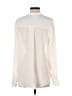 H&M 100% Polyester Ivory Long Sleeve Blouse Size S - photo 2