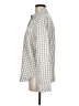 Talbots Checkered-gingham Ivory Long Sleeve Button-Down Shirt Size M - photo 5