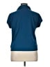 Lands' End Blue Short Sleeve Blouse Size XL - photo 2