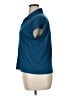 Lands' End Blue Short Sleeve Blouse Size XL - photo 5