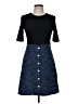 Maje Tweed Blue Casual Dress Size EU (FR) 40 / US 8 - photo 1