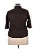 Christopher & Banks Brown 3/4 Sleeve Blouse Size XL - photo 2
