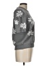 NANETTE Nanette Lepore Floral Gray Pullover Sweater Size L - photo 4