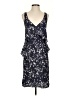 Intermix Print Blue Casual Dress Size S - photo 1