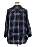 Lane Bryant Plaid Black 3/4 Sleeve Button-Down Shirt Size 22 - 24 Plus - photo 2