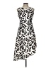 Unbranded Graphic Ivory Cocktail Dress Size L - photo 1