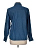 Basic Editions 100% Cotton Blue Long Sleeve Button-Down Shirt Size M - photo 2