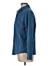 Basic Editions 100% Cotton Blue Long Sleeve Button-Down Shirt Size M - photo 5