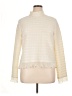 Blue Tassel Ivory Long Sleeve Blouse Size XL - photo 1