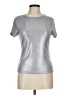 Unbranded Metallic Silver Short Sleeve T-Shirt Size M - photo 1