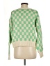 Fate Checkered-gingham Green Pullover Sweater Size M - photo 2