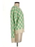 Fate Checkered-gingham Green Pullover Sweater Size M - photo 4