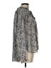 Free People Metallic Silver Long Sleeve Blouse Size L - photo 4