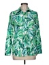 Talbots Tropical Green Long Sleeve Blouse Size M - photo 1