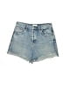 Zara Blue Denim Shorts Size 8 - photo 1