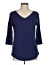 Unbranded Blue 3/4 Sleeve T-Shirt Size M - photo 1