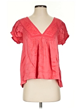 Free People Short Sleeve Blouse